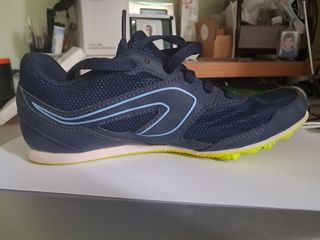 Zapatillas Atletismo Kalenji Niños Azul.
