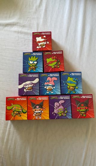 Hello Kitty x Ninja Turtles Happy Meal Toys