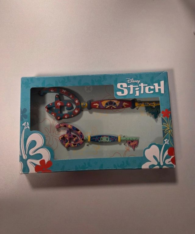 Set 2 Llaves Lilo y Stitch Disney