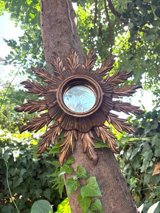 ESPEJO SOL MADERA.