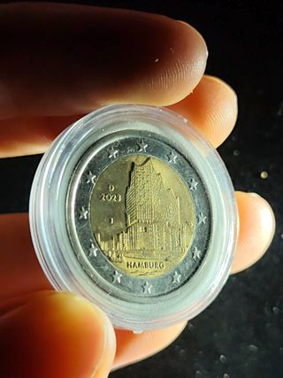 Moneda 2 Euros Hamburg 2023 D