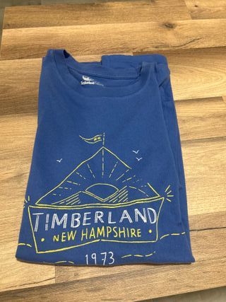 Camiseta Timberland Azul Manga Corta