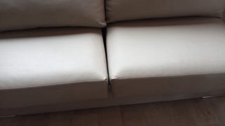 Sofá Beige Piel Sintética