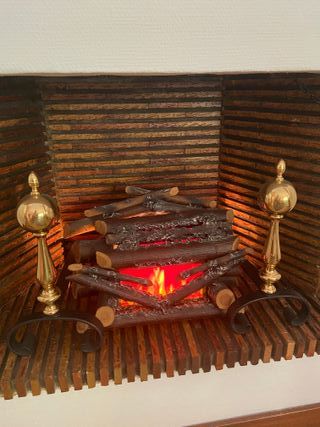 Simulador de fuego eléctrico para chimenea