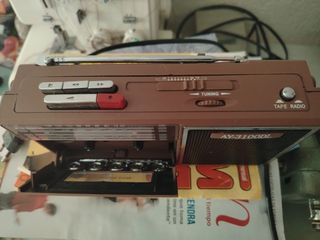 Radio Cassette Acuity Marrón