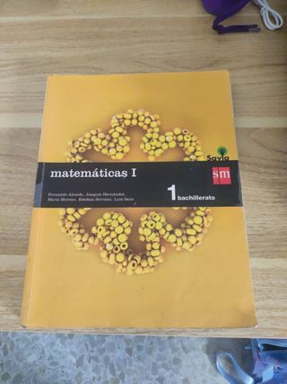 Matemáticas I. 1 Bachillerato. Savia
