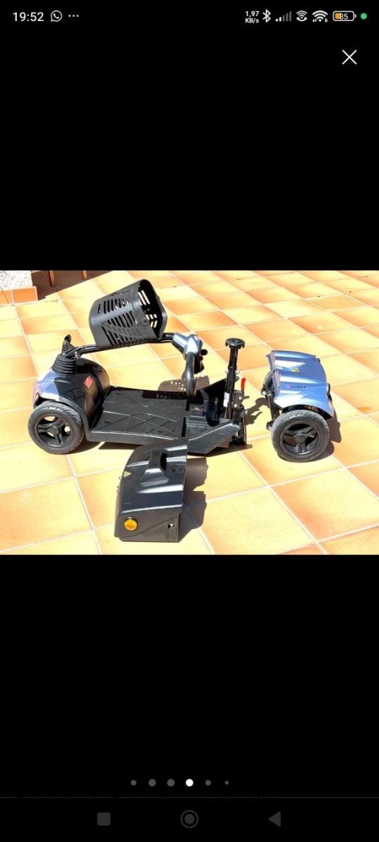 Silla movilidad minusválidos eléctrica