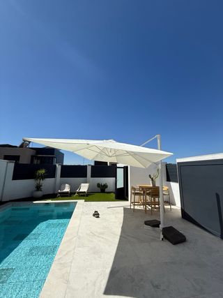 Sombrilla 4x3m Beige.