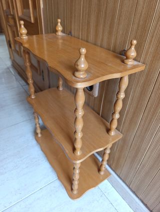 Estantería de madera de 3 baldas