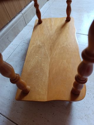 Estantería de madera de 3 baldas