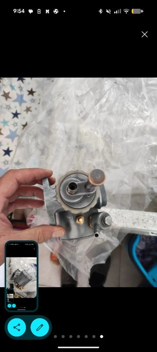 Carburador Amal 25 Monoblock + filtro de aire  