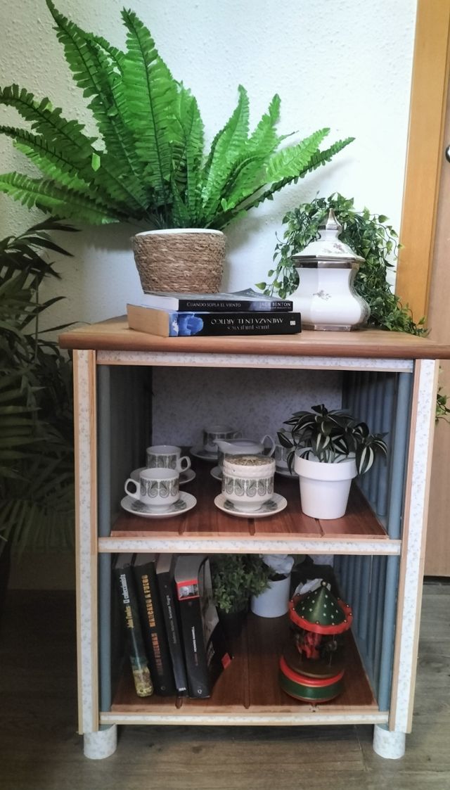 OFERTA!ORGANIZADOR-ESTANTERIA MADERA ESTILO RÚSTIC