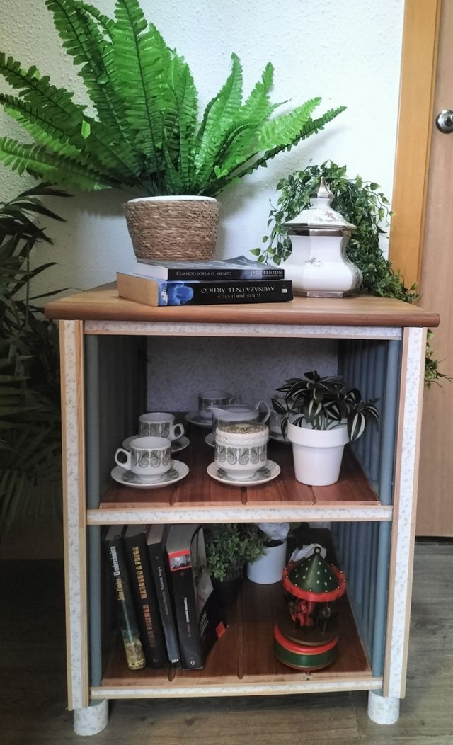 OFERTA!ORGANIZADOR-ESTANTERIA MADERA ESTILO RÚSTIC