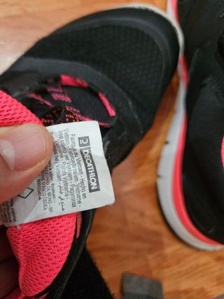Zapatillas deportivas mujer negras y rosas