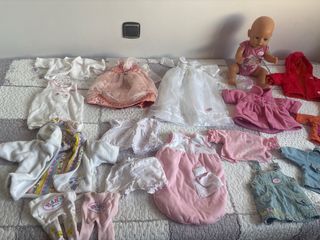 Muñeca Baby Born y Ropita