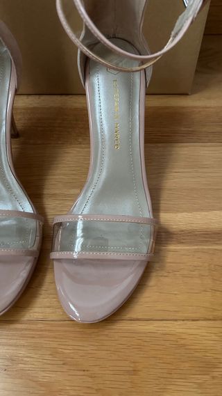 Sandalias Estefanía Marco Rosa tacón 
