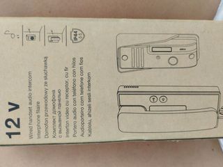 Portero audio con teléfono con hilos