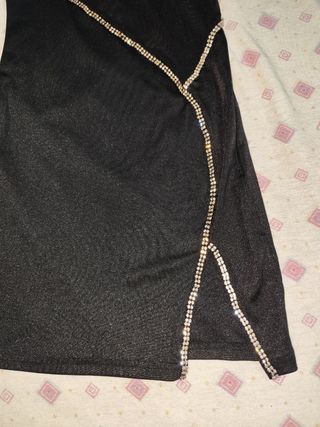 Vestido de fiesta con pedrería