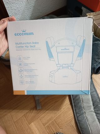 Mochila Portabebés Eccomum Gris