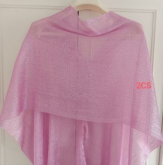 Capa rosa/malva multi-posición talla única