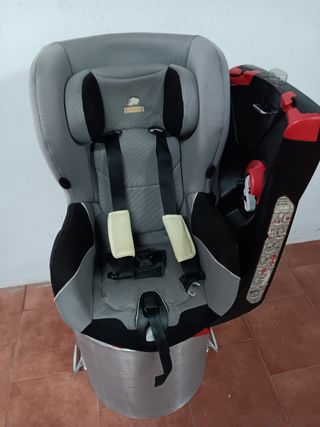 Silla giratoria de coche para niños gris