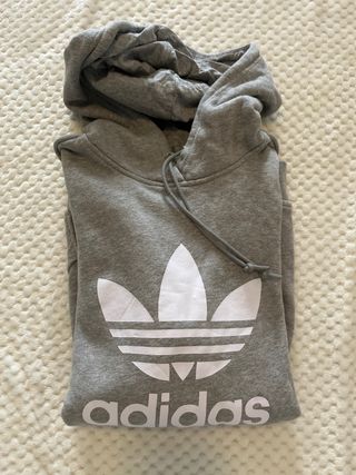 Sudadera Adidas Mujer Gris