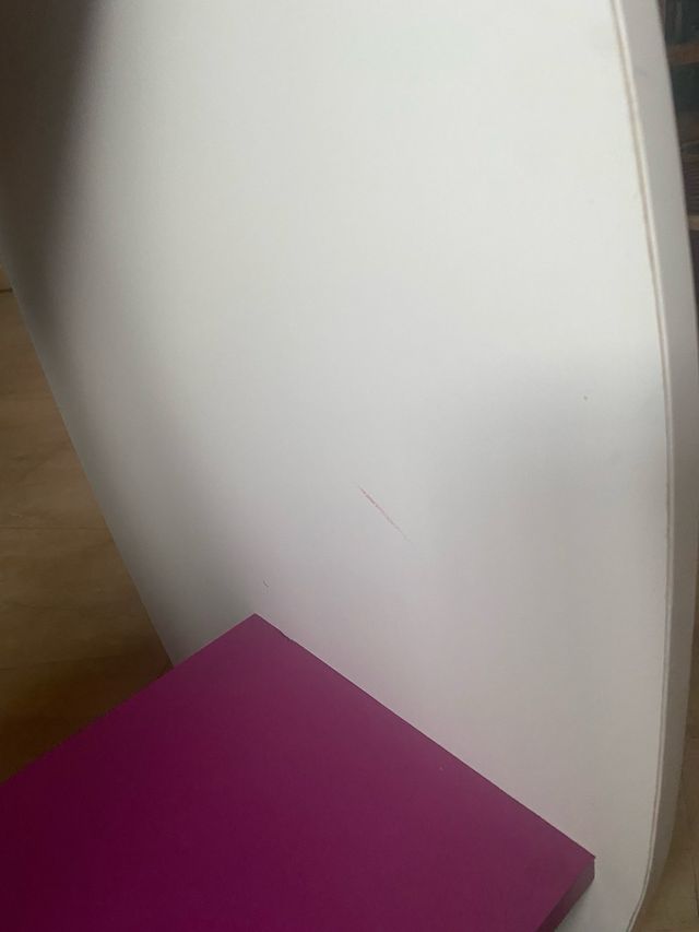 Mesa de estudio infantil rosa