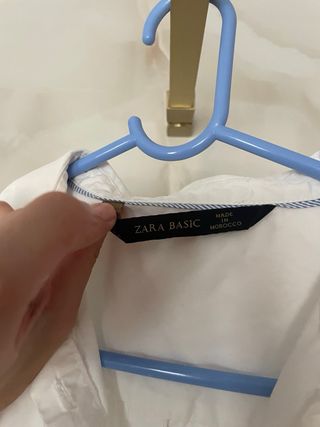 Camisa Zara Blanca Talla S