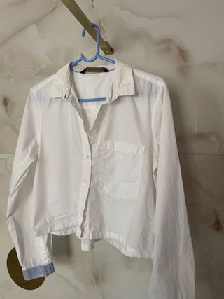 Camisa Zara Blanca Talla S