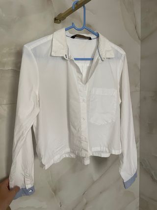 Camisa Zara Blanca Talla S