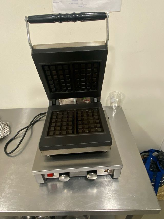 Piastra per cialde professionale in acciaio inossidabile