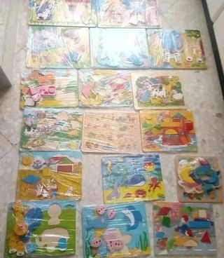 Lote de Puzzles Infantiles