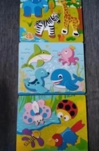 Lote de Puzzles Infantiles