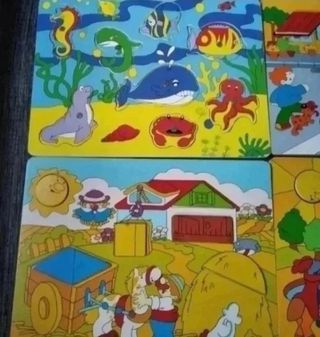 Lote de Puzzles Infantiles