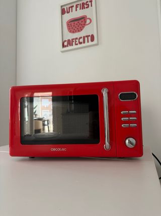 Microondas Cecotec Retro Rojo 5110