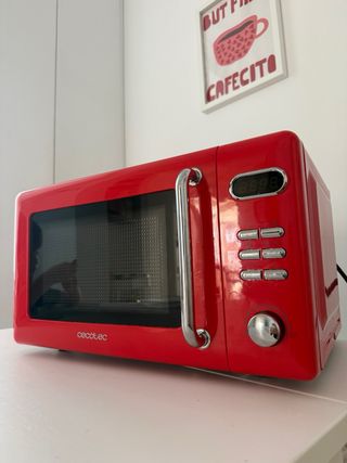 Microondas Cecotec Retro Rojo 5110