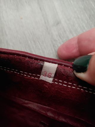 Zapatos Apache Burdeos Talla 36