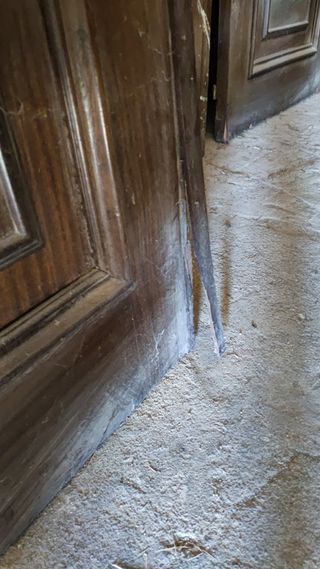 Puertas de madera con cristal