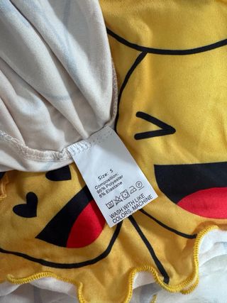 Conjunto pijama emoji talla S