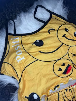 Conjunto pijama emoji talla S