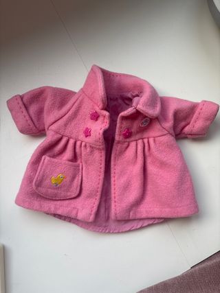 Abrigo rosa para muñeca Baby Born