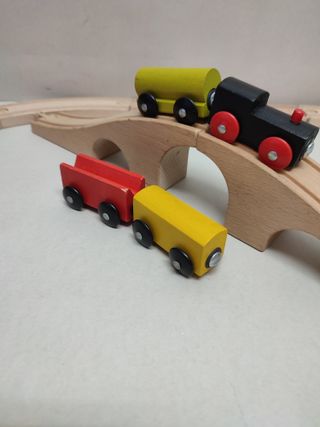 Tren Infantil de Madera Ikea