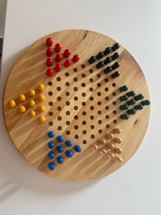 Juego de mesa Damas chinas de madera