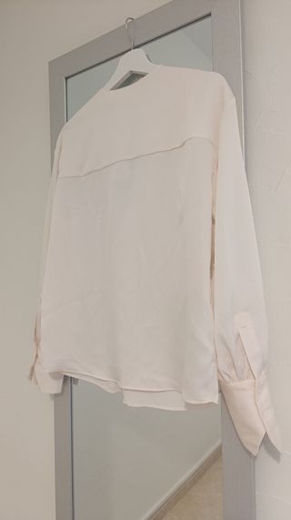 Blusa Beige Mango Talla S