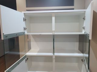 Mueble Vitrina Comedor Blanco