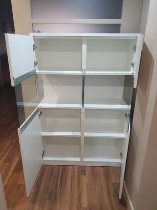 Mueble Vitrina Comedor Blanco