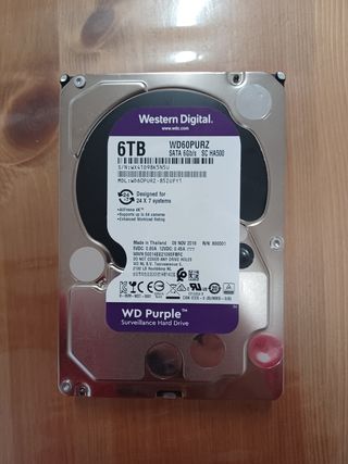 Disco Duro Western Digital 6TB WD60PURZ