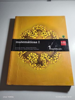 LIBRO MATEMÁTICAS 1 BACHILLERATO 
