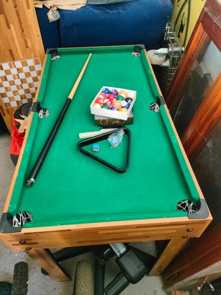 Futbolín Multijuego 113x62x81 cm