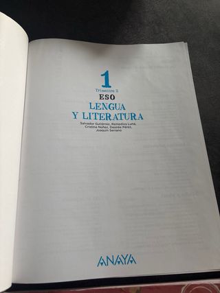 3 libros de texto de 1 de la eso 